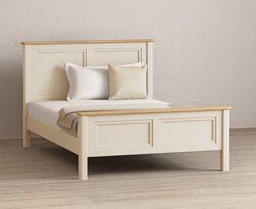 View Madley oak and cream painted double bed View Madley oak and cream painted double bed