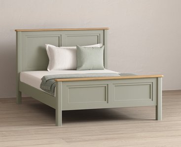View Brampton soft green painted double bed View Brampton soft green painted double bed