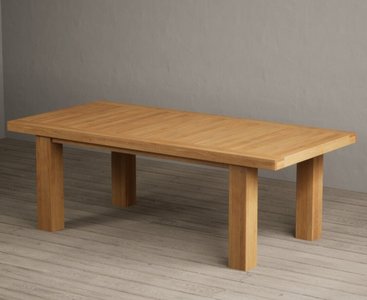 View Extending callington 230cm oak dining table View Extending callington 230cm oak dining table