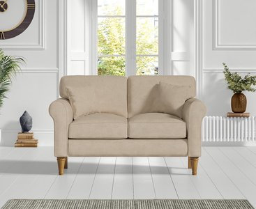 View Darwin natural fabric two seater sofa View Darwin natural fabric two seater sofa