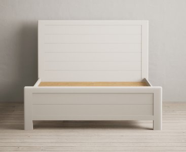 View Alba soft white painted double bed View Alba soft white painted double bed