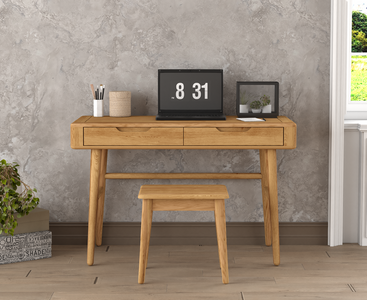 View Rosa solid oak computer desk View Rosa solid oak computer desk