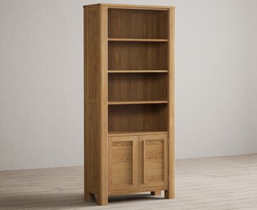 View Eclipse solid oak tall bookcase View Eclipse solid oak tall bookcase
