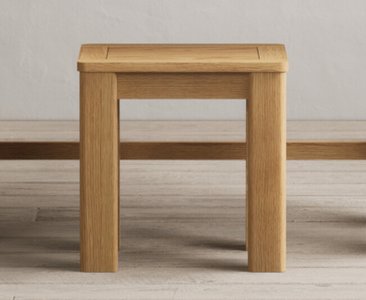 View Eclipse solid oak dressing table stool View Eclipse solid oak dressing table stool