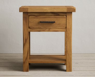 View Harrogate rustic solid oak lamp table View Harrogate rustic solid oak lamp table