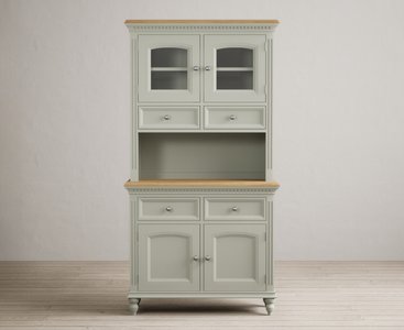 View Francis oak and soft green painted small dresser View Francis oak and soft green painted small dresser