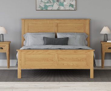 View Cambridge solid oak kingsize bed View Cambridge solid oak kingsize bed
