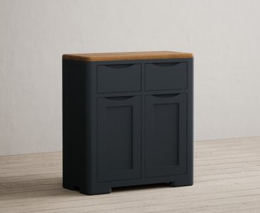 View Pembridge oak and dark blue painted hallway sideboard View Pembridge oak and dark blue painted hallway sideboard