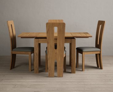 View Extending buxton 90cm solid oak dining table with 6 black lucca chairs View Extending buxton 90cm solid oak dining table with 6 black lucca chairs