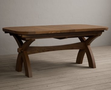 View Extending olympia 180cm rustic solid oak dining table View Extending olympia 180cm rustic solid oak dining table