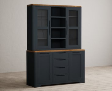 View Pembridge oak and dark blue painted large dresser View Pembridge oak and dark blue painted large dresser