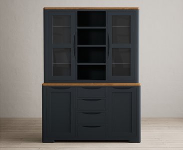 View Pembridge oak and dark blue painted large dresser View Pembridge oak and dark blue painted large dresser