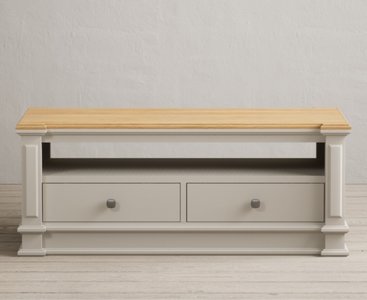 View Lawson oak and soft white painted coffee table View Lawson oak and soft white painted coffee table