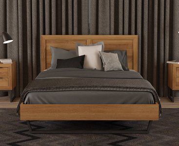 View Loft solid oak kingsize bed View Loft solid oak kingsize bed