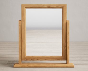 View Loft solid oak dressing table mirror View Loft solid oak dressing table mirror