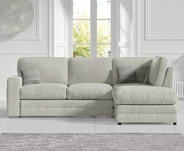 View Madden ivory fabric right hand facing corner sofa View Madden ivory fabric right hand facing corner sofa