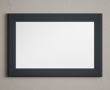 View Blue painted 90cm wall mirror View Blue painted 90cm wall mirror