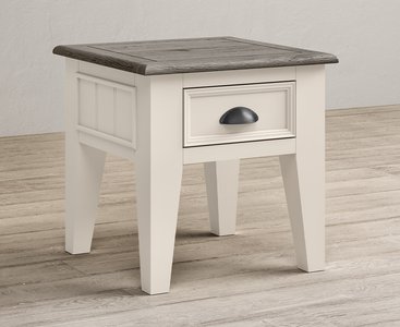 View Dartmouth oak and soft white painted lamp table View Dartmouth oak and soft white painted lamp table