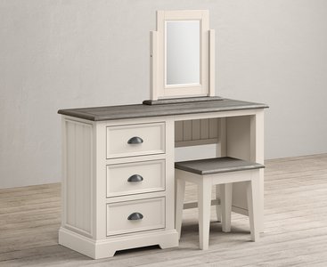 View Dartmouth oak and soft white painted dressing table set View Dartmouth oak and soft white painted dressing table set