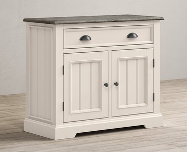 View Dartmouth oak and soft white painted small sideboard View Dartmouth oak and soft white painted small sideboard