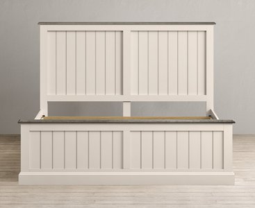 View Dartmouth oak and soft white painted super king bed View Dartmouth oak and soft white painted super king bed