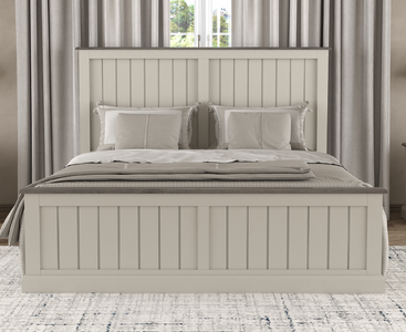 View Dartmouth oak and soft white painted super king bed View Dartmouth oak and soft white painted super king bed