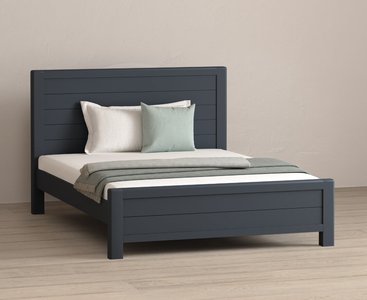 View Pembridge dark blue painted double bed View Pembridge dark blue painted double bed