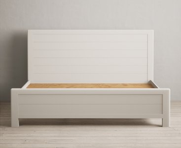 View Alba soft white painted super king bed View Alba soft white painted super king bed