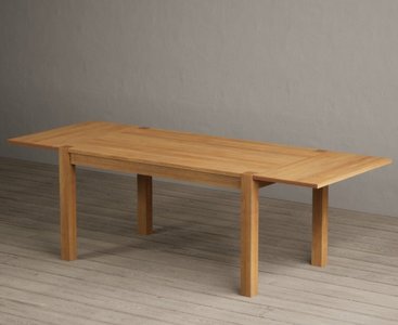 View Extending thetford 150cm solid oak dining table View Extending thetford 150cm solid oak dining table