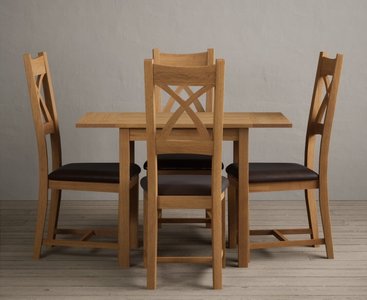 View Extending york 70cm solid oak drop leaf dining table with 2 oak natural chairs View Extending york 70cm solid oak drop leaf dining table with 2 oak natural chairs