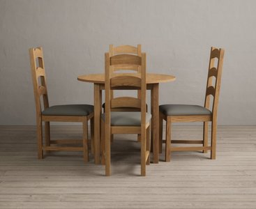 View Extending york 90cm solid oak dining table with 2 black alton chairs View Extending york 90cm solid oak dining table with 2 black alton chairs