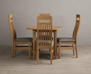 View Extending york 90cm solid oak dining table with 4 black chairs View Extending york 90cm solid oak dining table with 4 black chairs