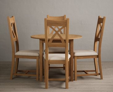 View Extending york 90cm solid oak dining table with 4 oak natural chairs View Extending york 90cm solid oak dining table with 4 oak natural chairs