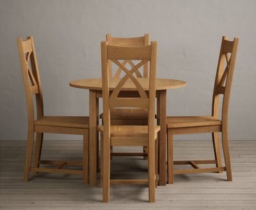View Extending york 90cm solid oak dining table with 4 oak natural chairs View Extending york 90cm solid oak dining table with 4 oak natural chairs