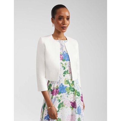 HOBBS Cropped Blazer Ivory HOBBS Cropped Blazer Ivory