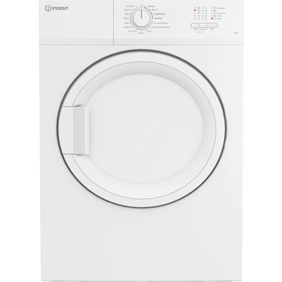 Indesit C YD A81 WWGL UK 8Kg Vented Tumble Dryer - White - C Rated, White