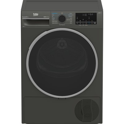 Beko bPRO 500 B5T49231IG 9Kg Heat Pump Tumble Dryer - Anthracite - A++ Rated, Grey