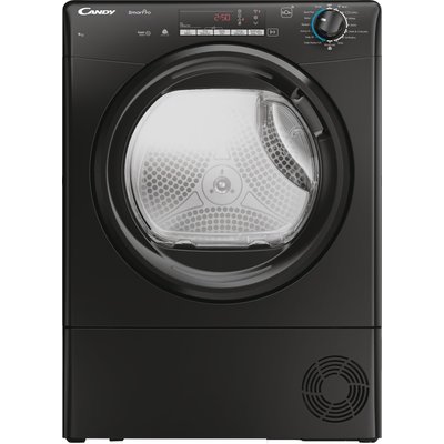 Candy Smart Pro CROE C9TBEB-80 Wifi Connected 9Kg Condenser Tumble Dryer - Black - B Rated, Black