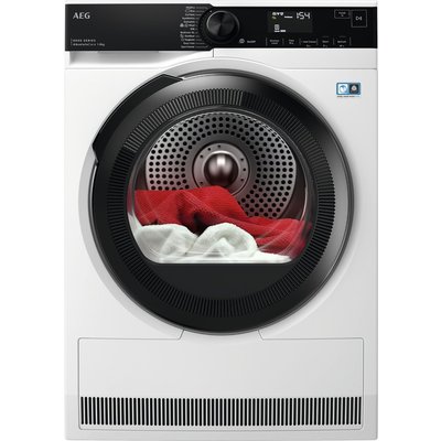 AEG 8000 AbsoluteCare® TR848A4B2 8Kg Heat Pump Tumble Dryer - Black - A+++ Rated, Black