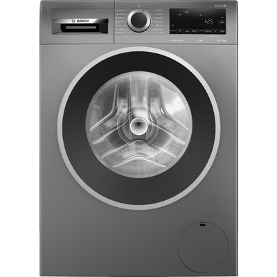 Bosch Series 6 WGG244ZCGB 9kg Washing Machine with 1400 rpm - Graphite - A Rated, Silver Bosch Series 6 WGG244ZCGB 9kg Washing Machine with 1400 rpm - Graphite - A Rated, Silver