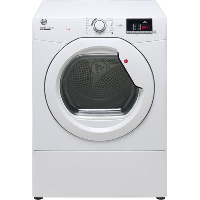 Hoover H-DRY 300 LITE HLEV9DG 9Kg Vented Tumble Dryer - White - C Rated, White