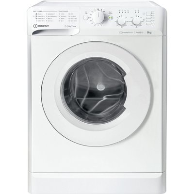 Indesit MTWC 81495 W UK 8kg Washing Machine with 1400 rpm - White - B Rated, White Indesit MTWC 81495 W UK 8kg Washing Machine with 1400 rpm - White - B Rated, White