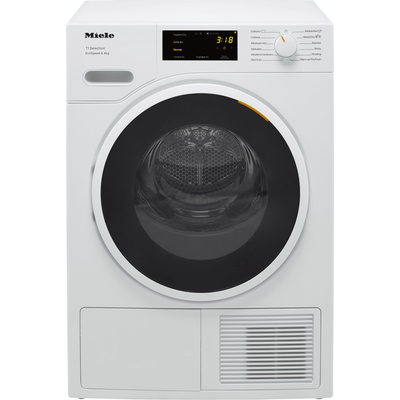Miele TSH783WP Wifi Connected 9Kg Heat Pump Tumble Dryer - White - A+++ Rated, White