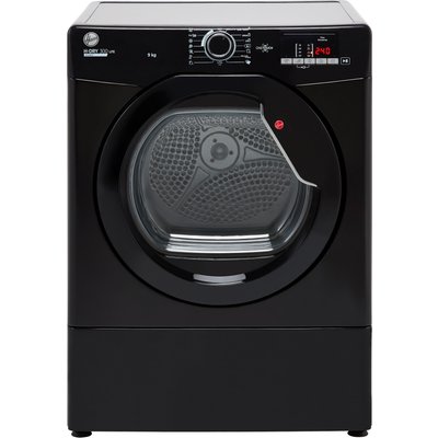 Hoover H-DRY 300 LITE HLEV9DGB 9Kg Vented Tumble Dryer - Black - C Rated, Black