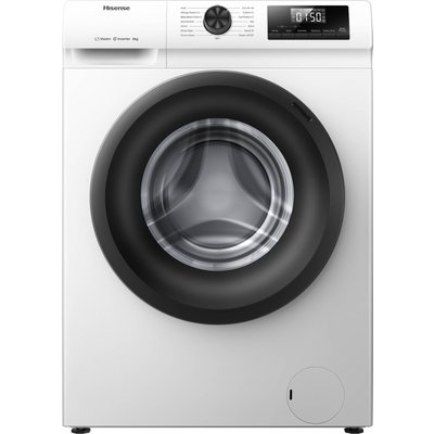 Hisense 1Q Series WF1Q8041BW 8kg Washing Machine with 1400 rpm - White - A Rated, White Hisense 1Q Series WF1Q8041BW 8kg Washing Machine with 1400 rpm - White - A Rated, White