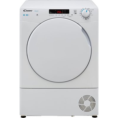 Candy Smart CSEC9DF 9Kg Condenser Tumble Dryer - White - B Rated, White