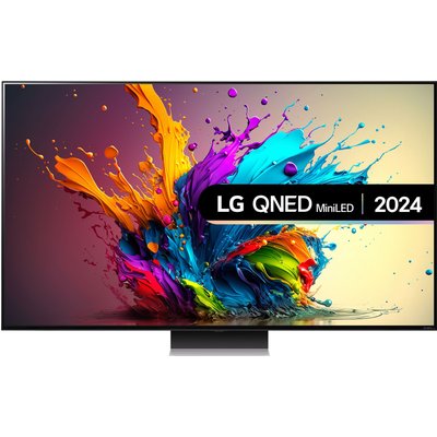 LG QNED91T 86" 4K Ultra HD MiniLED Smart TV - 86QNED91T6A, Black