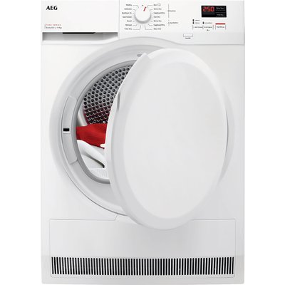 AEG 7000 SENSIDRY® TR709G0Z 7Kg Heat Pump Tumble Dryer - White - A+++ Rated, White