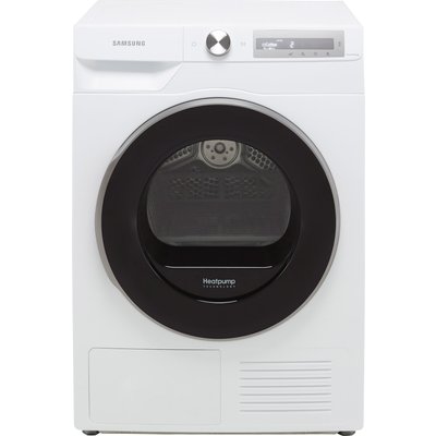 Samsung Series 6 AI Energy OptimalDry™ DV90T6240LH Wifi Connected 9Kg Heat Pump Tumble Dryer - White - A+++ Rated, White