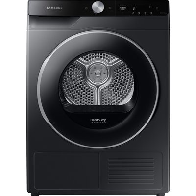Samsung Series 6 DV90T6240LB/S1 Wifi Connected 9Kg Heat Pump Tumble Dryer - Black - A+++ Rated, Black